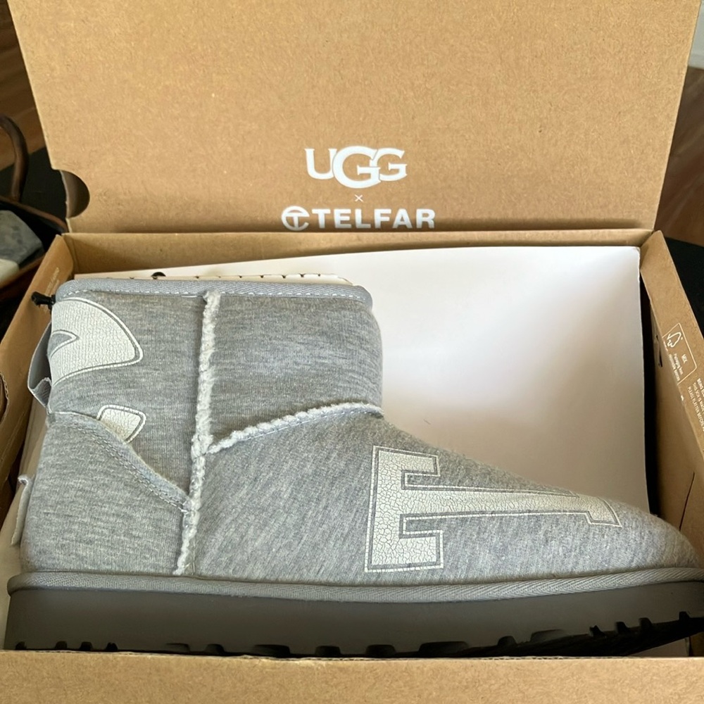 FINAL PRICE REDUCTION Ugg Telfar fleece mini boots